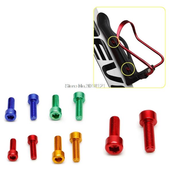 

water bottles & cages bike accessories bottle cage bolts 1 pair m5 aluminium alloy hex socket tapping screws
