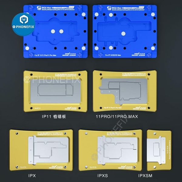 

механика ibga reballing positioning посадочный платформа для x xs max 11 pro max ремонт tin посадка платформы