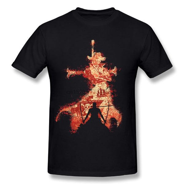 

new design men greatest rival mihawk roronoa zoro t shirt comfortable cotton stylish one piece t-shirt tee plus size