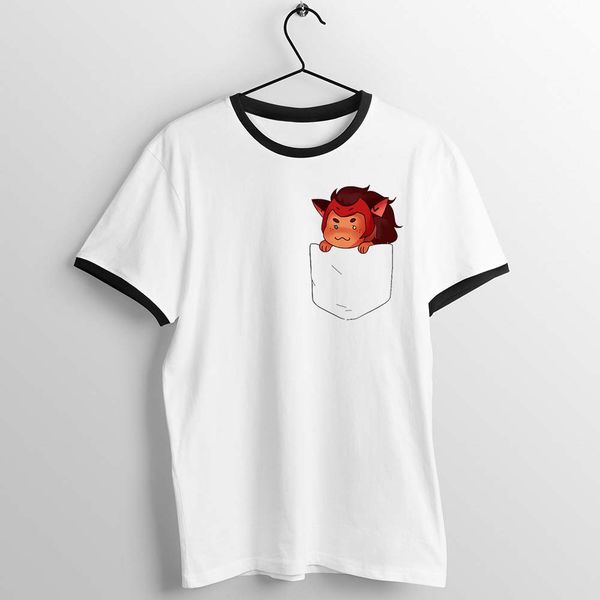 

men women t shirt catra in your pocket funny artwork printed tee