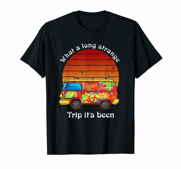 

vintage gift what a long strange trip it's been hippie t-shirt tee shirt variety of sizes and colors