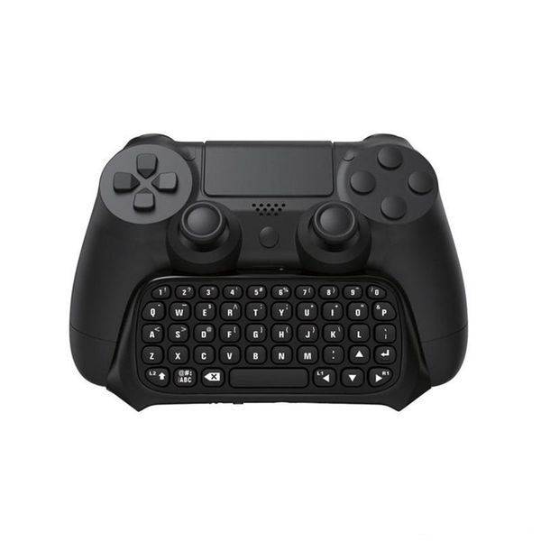 

1pc wireless bluetooth chatpad message keyboard for sony for playstation 4 for ps4 controller black