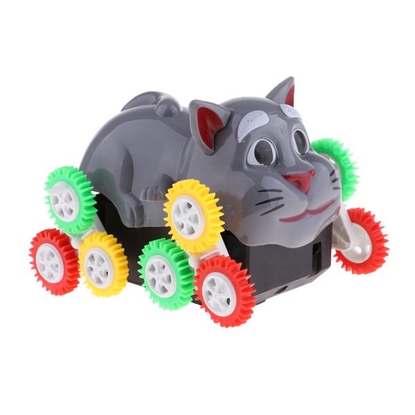 

electric animals battery operated cat toys flip over rollover cat kids toys