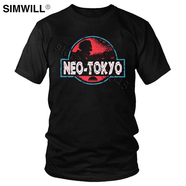

vintage classic neo-tokyo park t shirt men cotton akira tee short sleeve japanese anime manga tshirt fashion summer t-shirt gift
