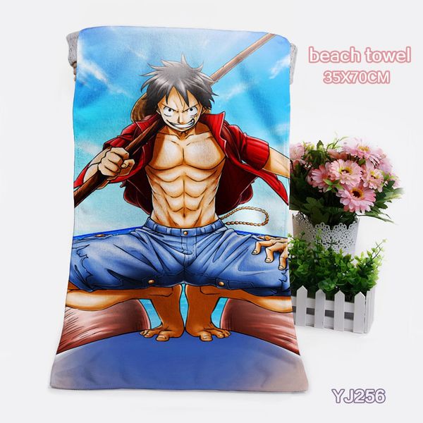 

towel ivyye 1pcs one piece luffy boy fashion customized anime bath towels handkerchief soft face cartoon washcloth unisex