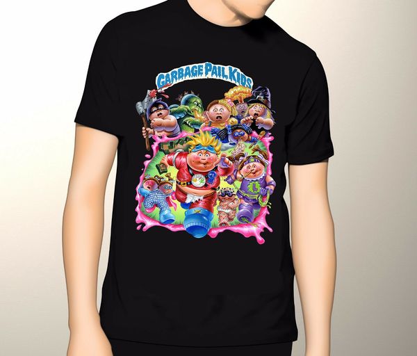 

new garbage pail kids - superheroes short sleeve t-shirt size s-2xl