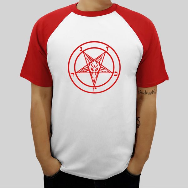 

baphomet simbolo t-shirt - satanico кьеза gotico нечестивая демонический capra новый бренд футболка мужской моды вызывных вершины