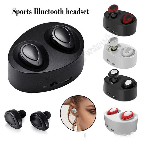

k2 tws wireless earbuds bluetooth headset stereo binaural charging bin mini dual headset with mic for iphone samsung wtih retail box
