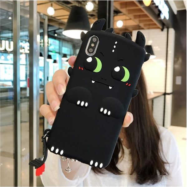 

suitable for iphone 11 case se 6 7 8 plus x xs xr mobile phone case cute cartoon silicone soft shell