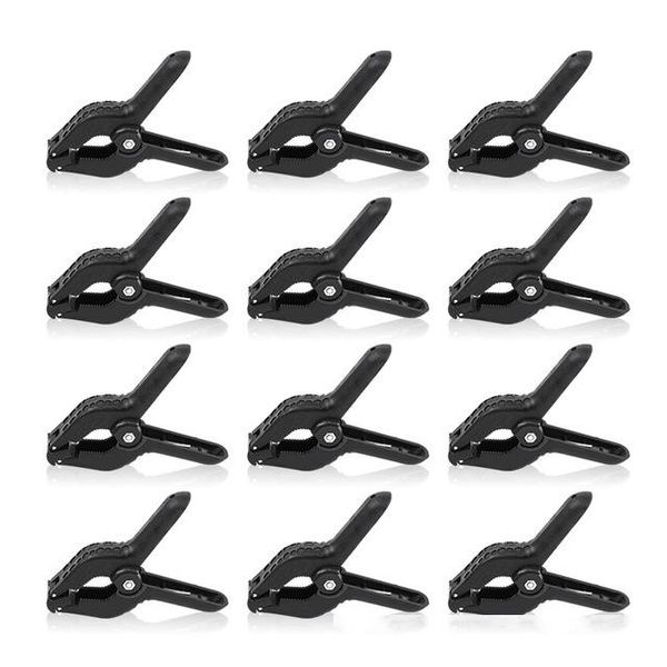 

p studio p studio kits 12pcs new heavy duty plastic backdrop spring clamp stand holder clip for pgraphy