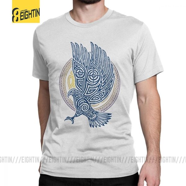 

viking the celtic eagle knight valhalla popular t shirt for men short sleeves tee shirt pure cotton round neck t-shirts