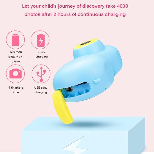 

children mini camera 1080p video powstro kids educational toys gift digital camera 1080p projection support bulk dropship
