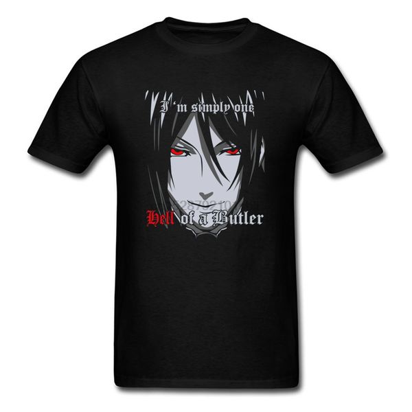 

black butler untitled classic manga t shirt japanese anime comic poster print tshirt o-neck 100% cotton tees man