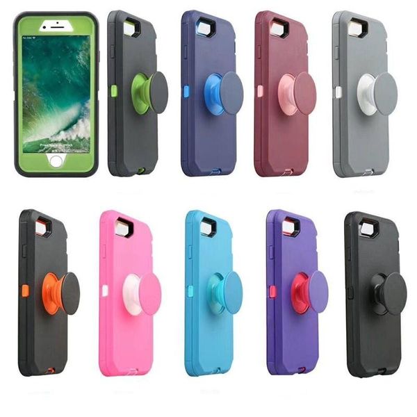 

defender holder phone case heavy duty built in robot kickstand 3 in 1 shockproof protector for iphone 11 pro max x xs xr xs max 6 7 8plus