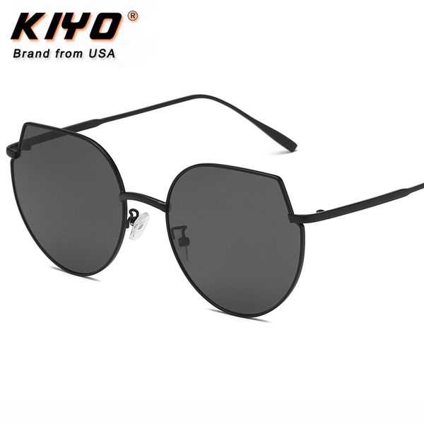 

kiyo brand 2020 new women men round sunglasses metal classic sun glasses uv400 driving eyewear 8952, White;black
