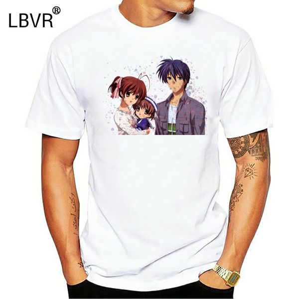 

clannad anime t-shirt cotton tee shirt manga gift quality n1123 men women tee shirt