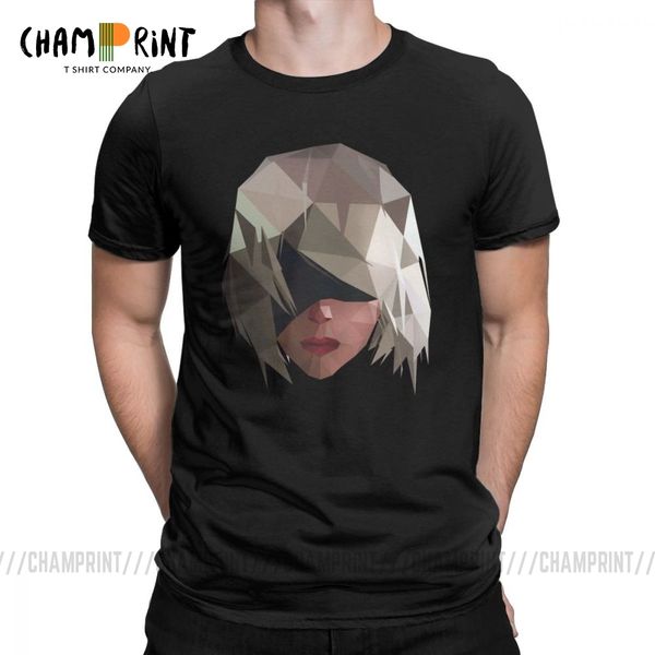 

nier automata yorha type b t-shirt for men ps4 exclusive platinum games tee shirt leisure pure cotton t shirt plus size clothes