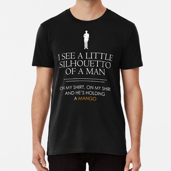 

i see a little silhouetto of a man... t shirt silhouetto bohemian rhapsody queen orange text 80s