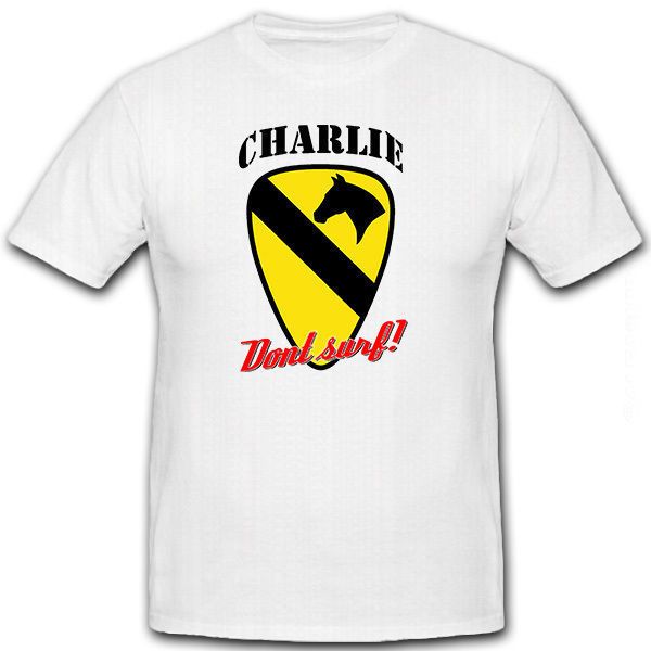 

sleeve plus size sleeve tshirt homme charlie don't surfer 3 first air cavalery humor spab lachen - t shirttee tshirt homme