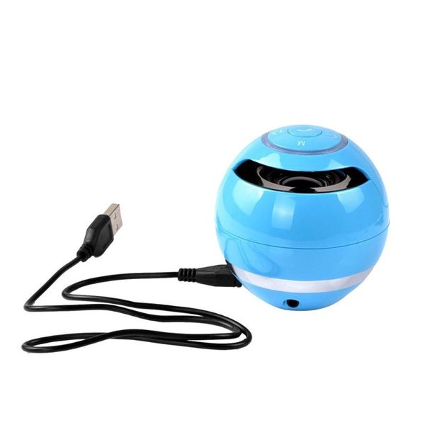 

yst-175 multicolored ball with light wireless speaker outdoor card mini speaker subwoofer creative gift