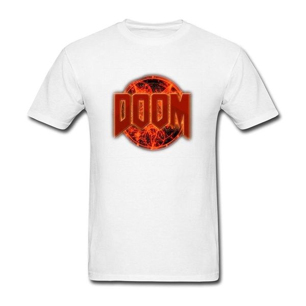 

2016 doom game logo t shirt for men