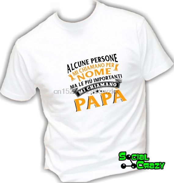 

t shirt uomo manica corta - alcune persone mi chiamano per nome papa padre figli