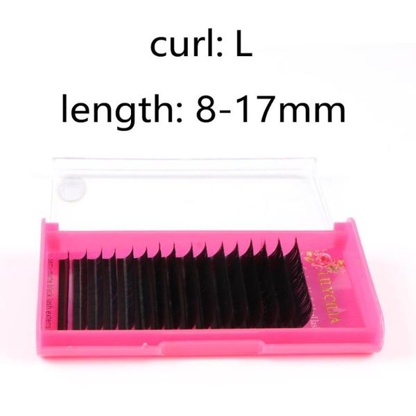 

l curl individual lash extensions thickness from 0.03-0.12 length from 8mm to 17mm grace eyelash looking