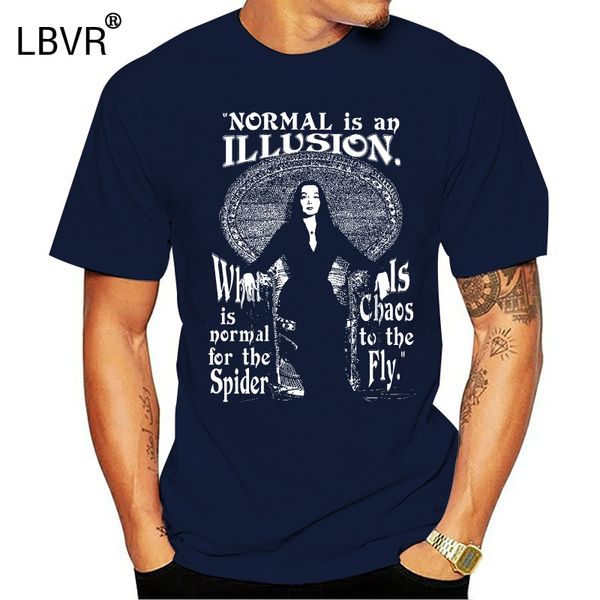 

morticia аддамс - normal является illusio классический фильм футболка размер s для 2xl tshirt men 2020 новые