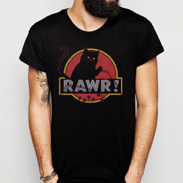 

cat rawr jurrasic park men's t shirt cat jurrasic men's park rawr
