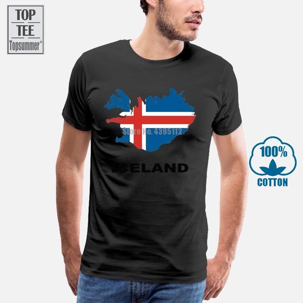 

cotton t shirt iceland страна карта цвет 3d printed tee shirt tops мужские высокого качества с коротким рукавом