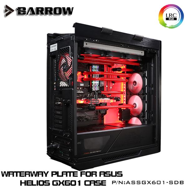 

fans & coolings barrow assgx601-sdb, waterway boards for asus rog strix helios gx601 case,for intel cpu water block single/double gpu buildi