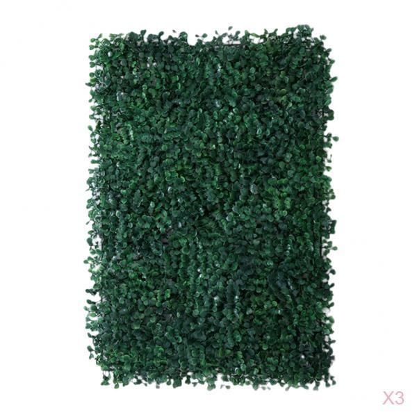 

3pcs artificial plant wall wedding venue foliage party decor milan grass