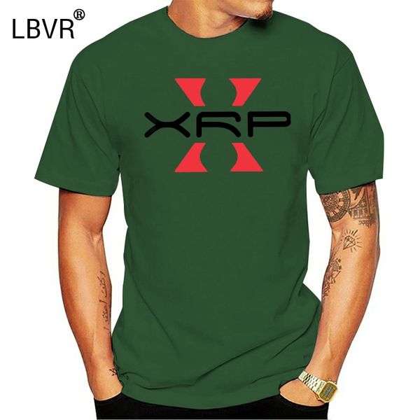 

new arrival xrp ripple coin cryptocurrency t shirt for male pure cotton round collar o-neck t-shirt