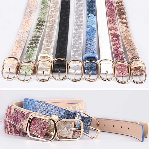 

pu leather belts for women fashion chic painted belts office ladies waistbands, Black;brown