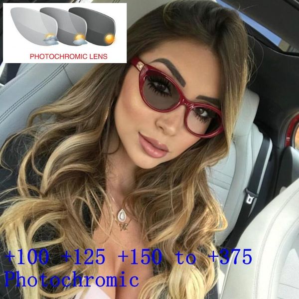 

pchromic round women classic reading glasses female farsighted glasses frame presbyopia eyeglasses fml, White;black