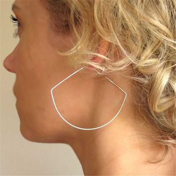 

gold hoop earrings handmade jewelry gold filled/silver oorbellen vintage boho orecchini brincos pendientes earrings for women, Golden