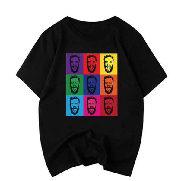 

men's black t shirt cotton andy warhol pop art cool casual pride t shirt men fashion tshirt