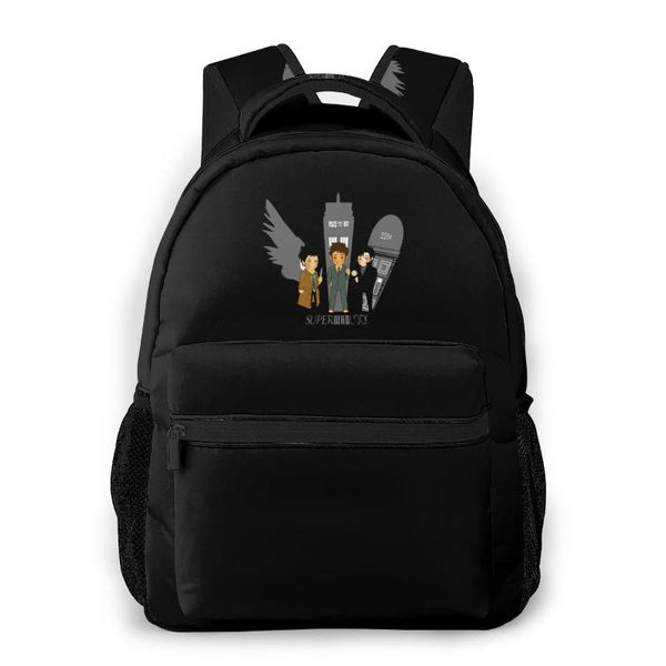 

superwholock print large capacitydaily casual new fashion school who bag