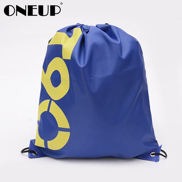 

oneup 41*33cm waterproof travel shoulders bag storage shoes bag drawstring backpack housekeeping organizer for toy