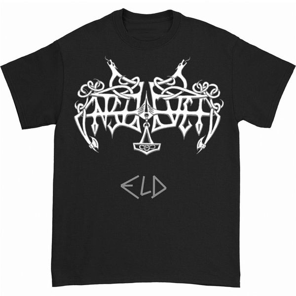 

enslaved men's eld t-shirt black rockabilia 2xl 8xl tee shirt