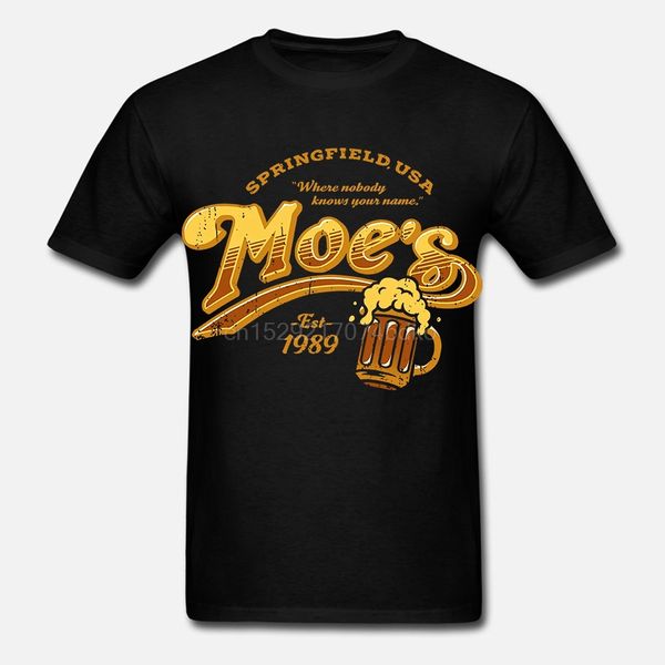 

отпечатано мужчины футболка моу таверна таверна moes женщины t-shirt
