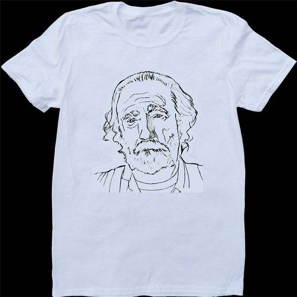 

the walking dead hershel white сшитой футболка present casual tee shirt