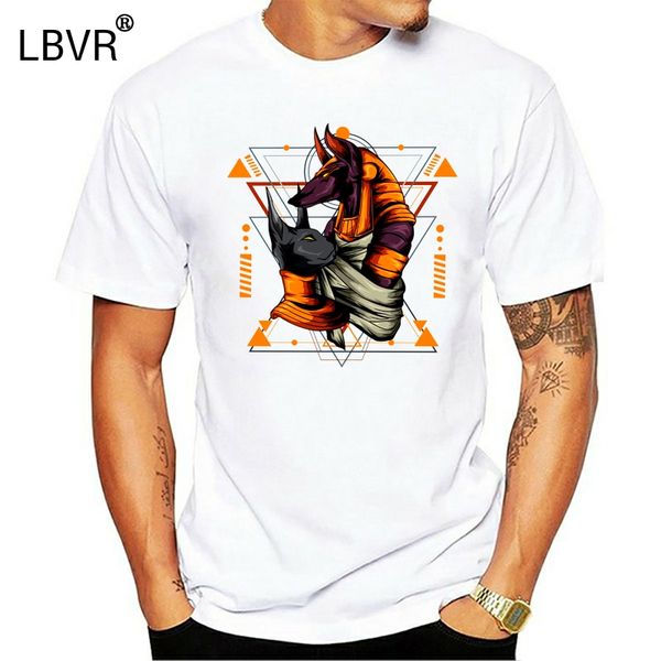

sacred geometry anubis - mens t shirt eygptian culture pyramid abstract clothing