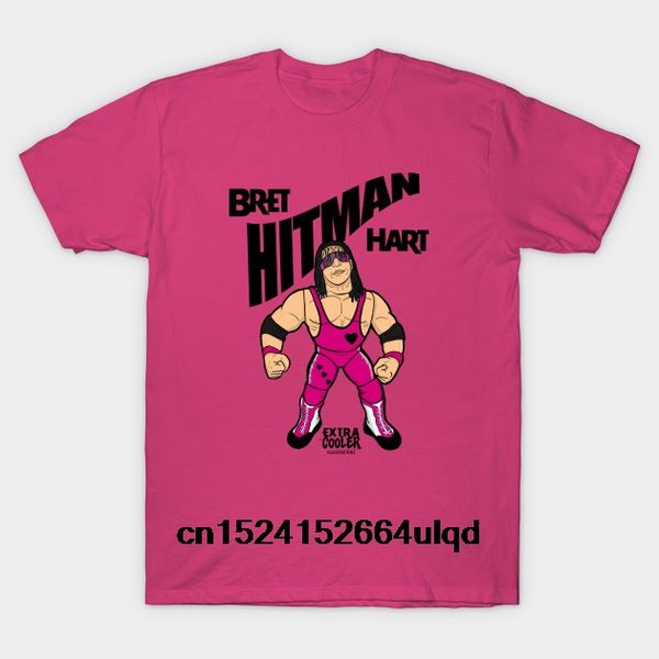 

100% cotton o-neck custom printed tshirt men t shirt bret hitman hart - bret hitman hart women t-shirt