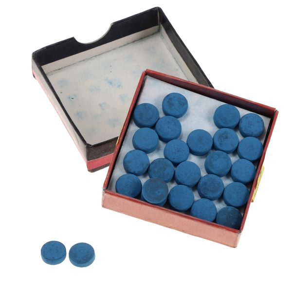 

50 шт прочный стандартный бильярдный snooker pool cue советы кий бассейн стик замена советы с коробкой
