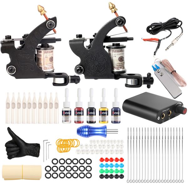 

embroidery professional coil tattoo machine full set of tattoo equipment new secant line fog tattoo machine