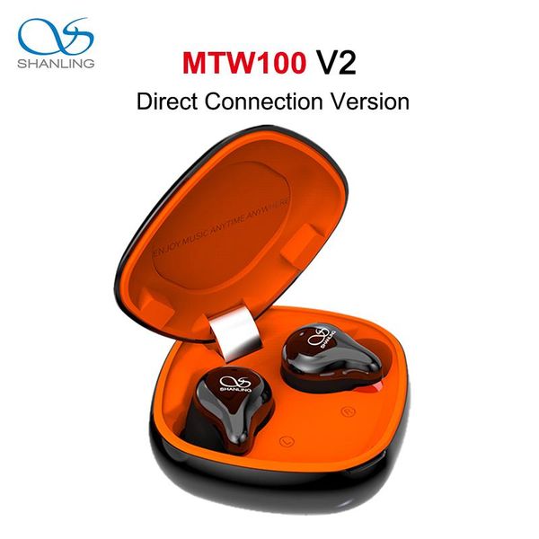 

shanling mtw100 v2 direct connect bluetooth 5.0 in-ear earphone knowles ba/graphene dynamic driver aac/sbc ipx7 waterproof