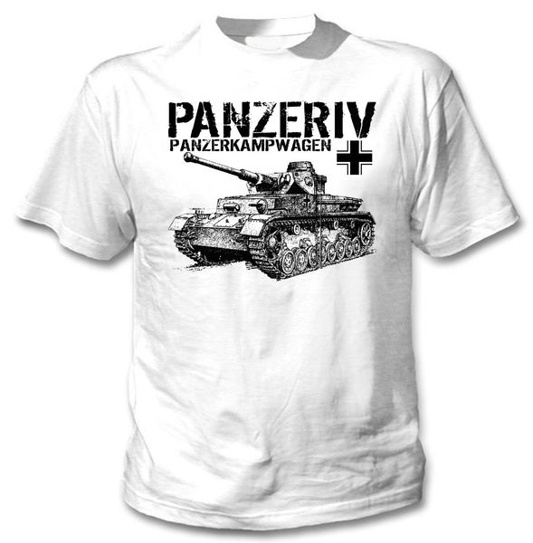 

2019 new arrival men's fashion panzer tank iv germany wwii - new white cotton tshirt tee shirt