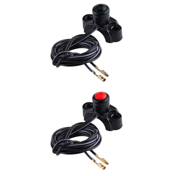 

2pcs motorcycle atv 22mm handlebar engine kill sstart button switches