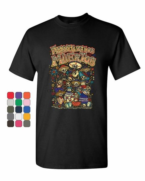 

fiesta de los muertos t-shirt cute дня рубашки мертвого calaveras mens tee